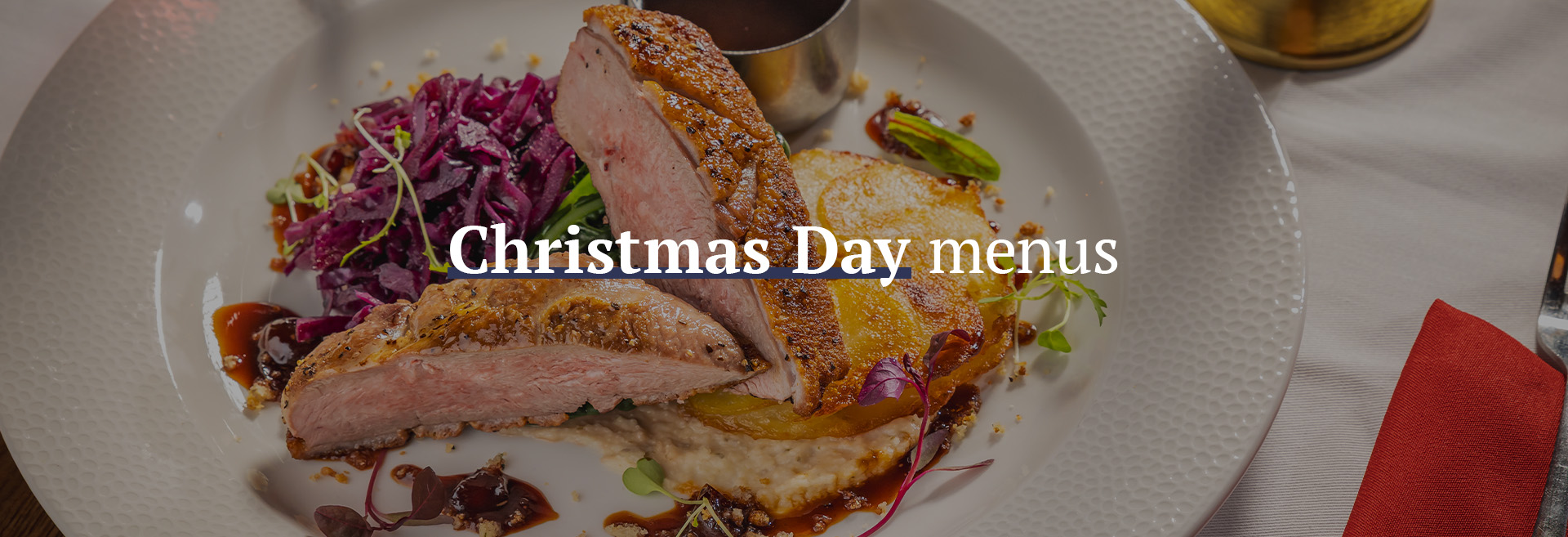 Christmas Day Menu at The Champion