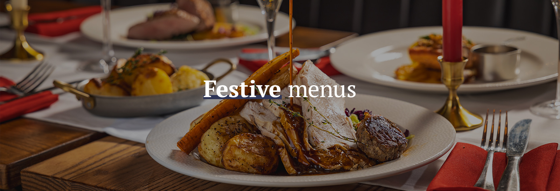 Christmas menu at The Champion