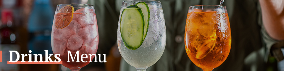 Drinks Menu at The Champion